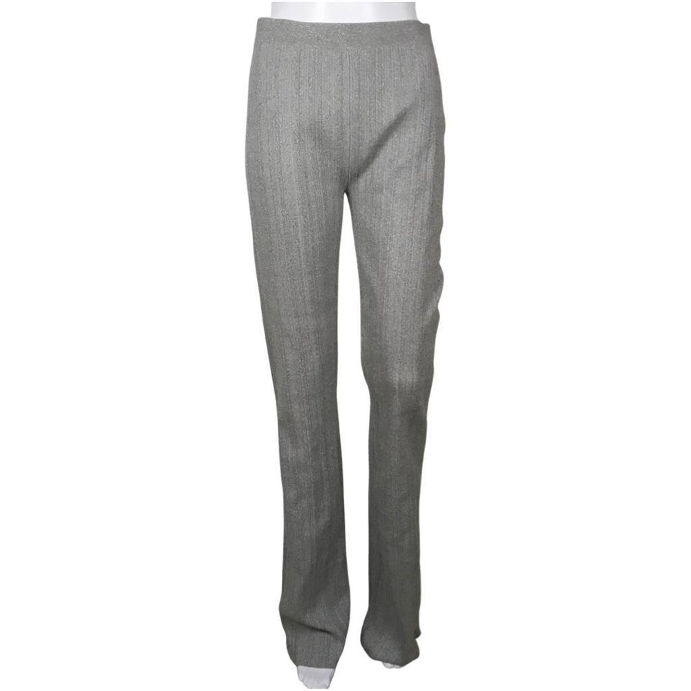 NWT Derek Lam 10 Crosby Women’s Pants Rasia Rib Knit Grey Size M